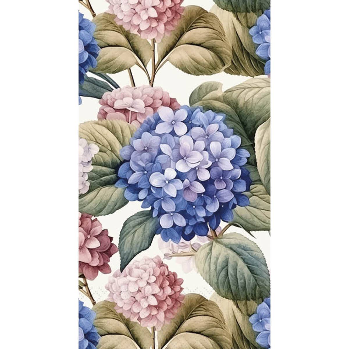 Guest Towels Painted Hydrangea