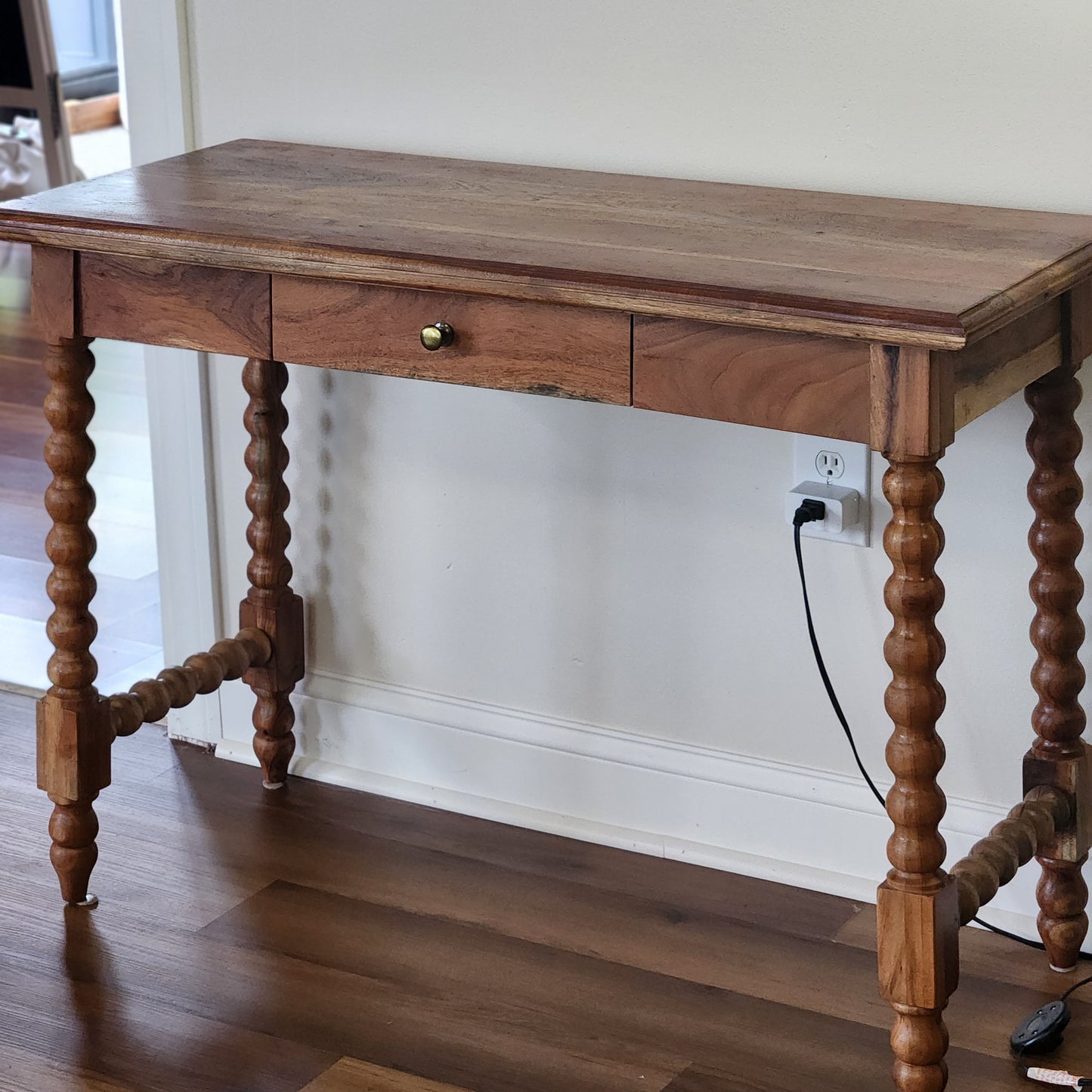 Wood Spindle Desk