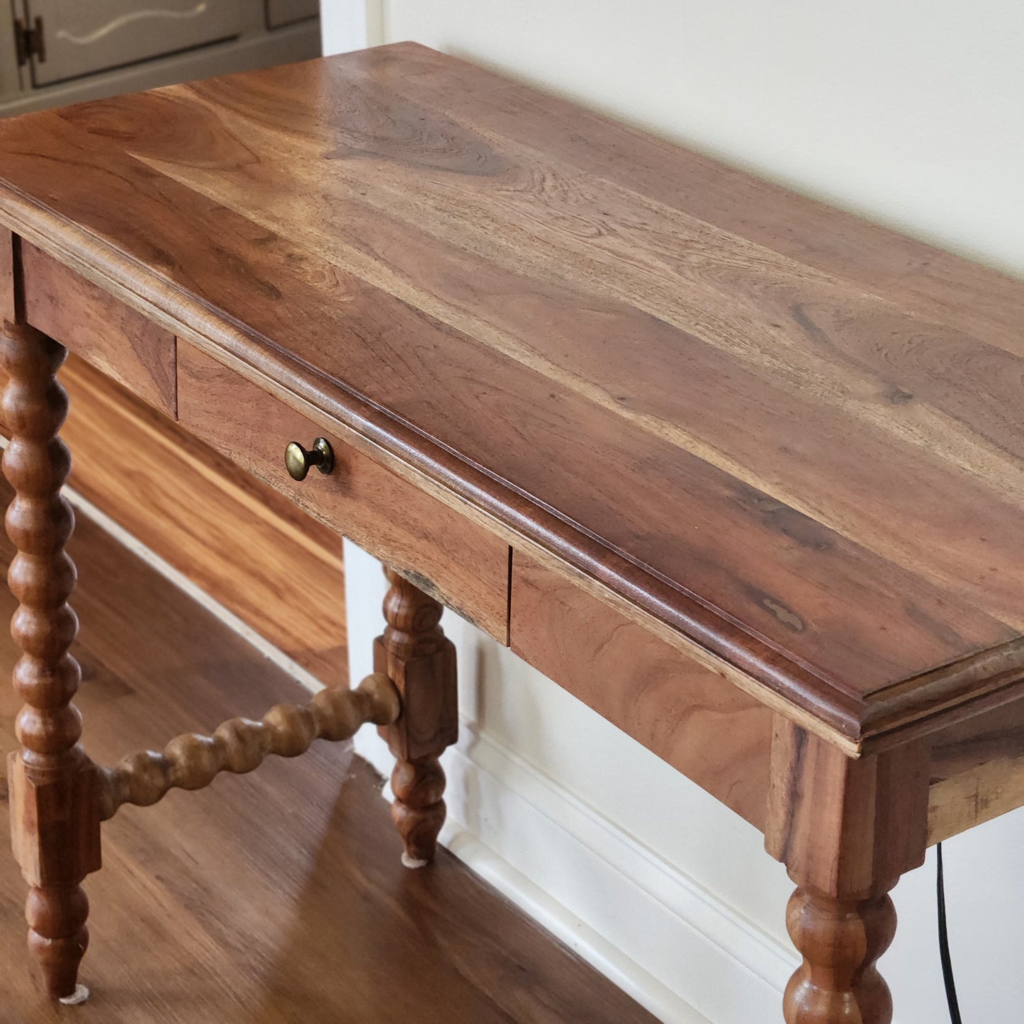 Wood Spindle Desk