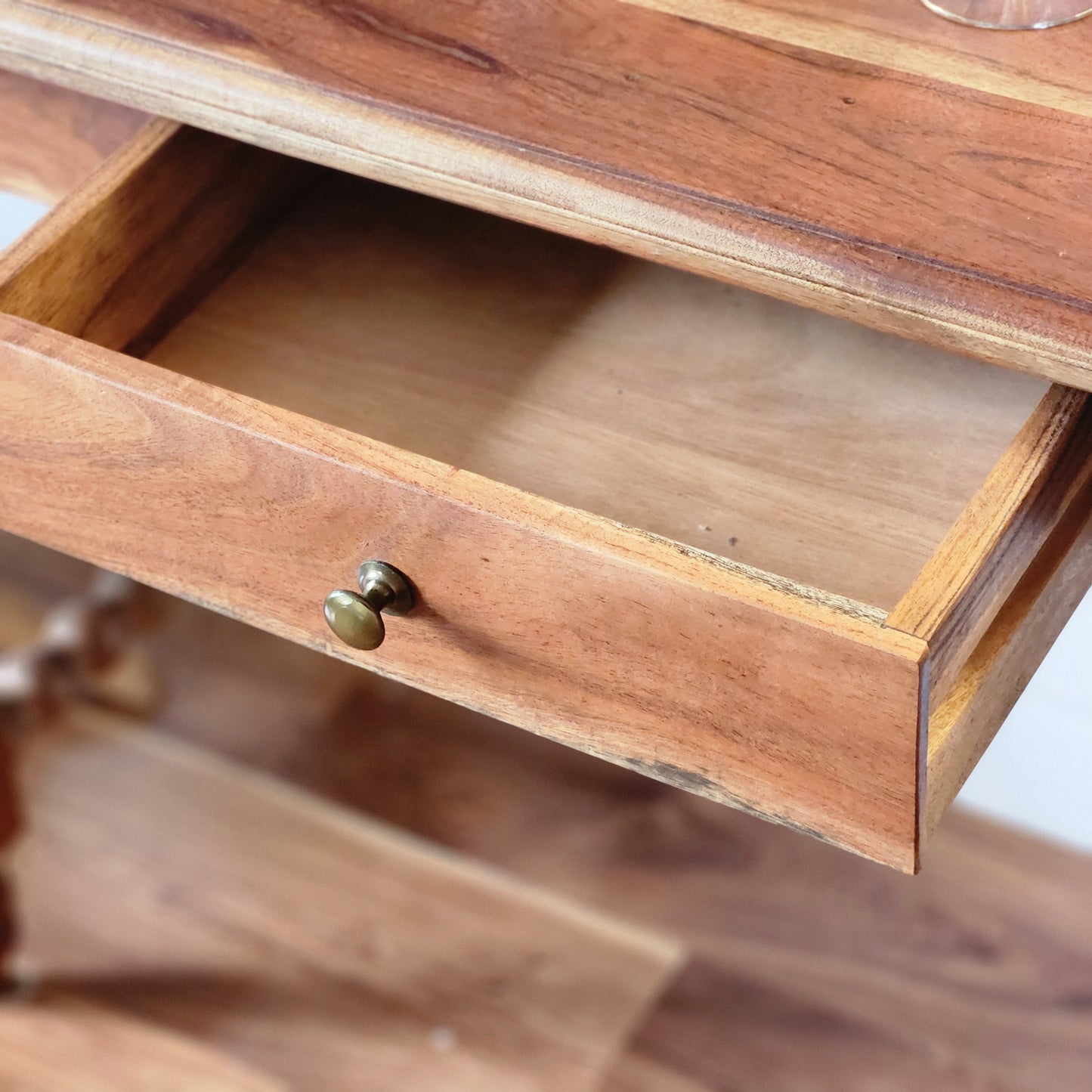 Wood Spindle Desk