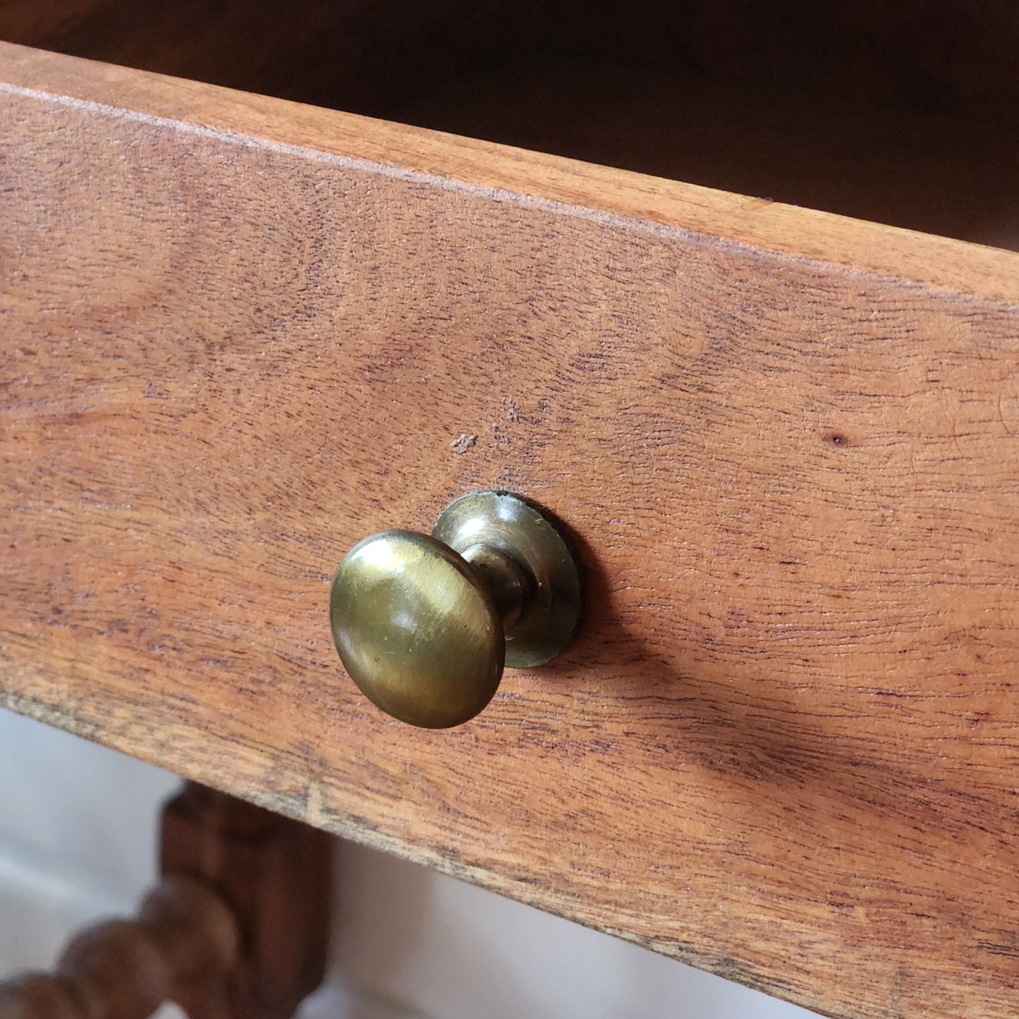 Wood Spindle Desk