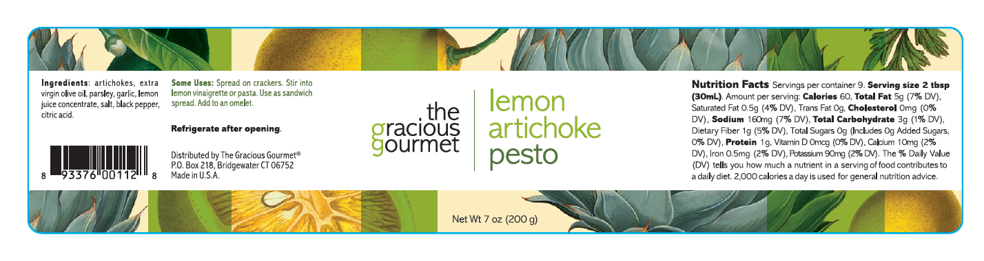 Lemon Artichoke Pesto