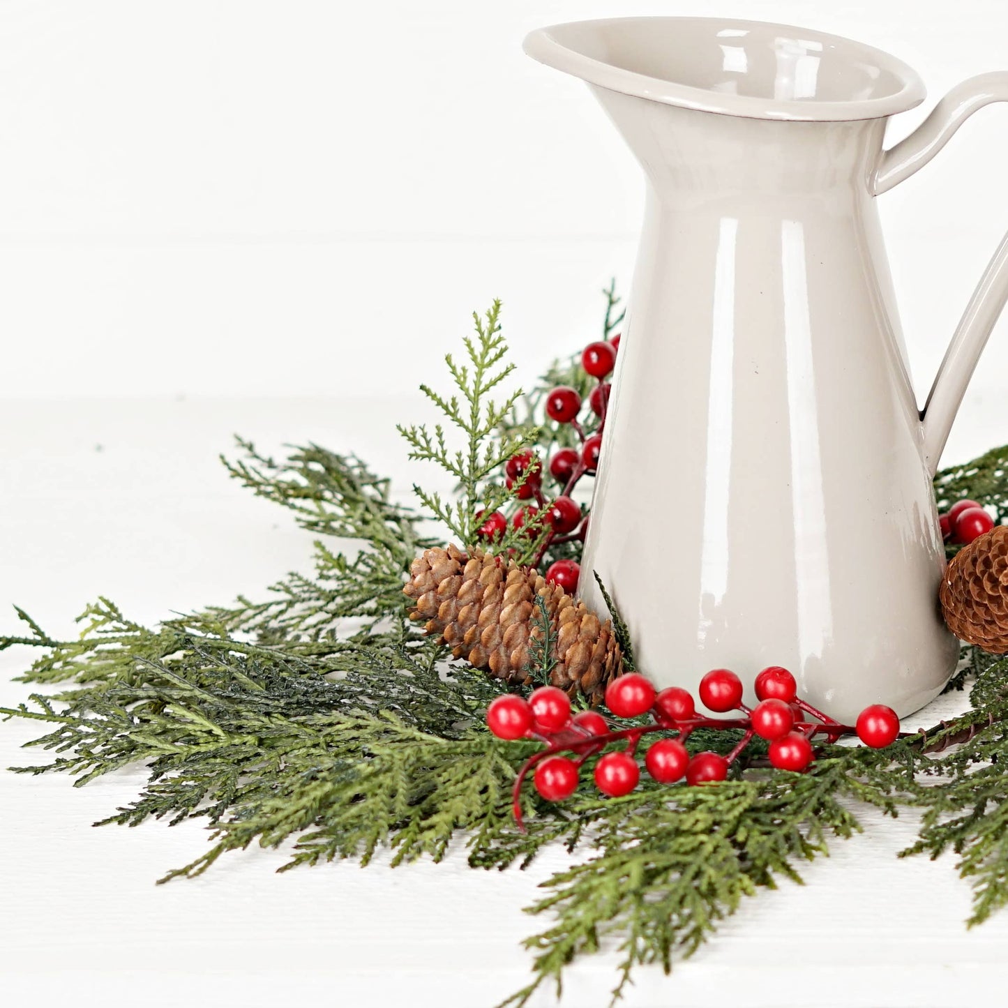 Superior Real Touch Mix Cedar Wreath