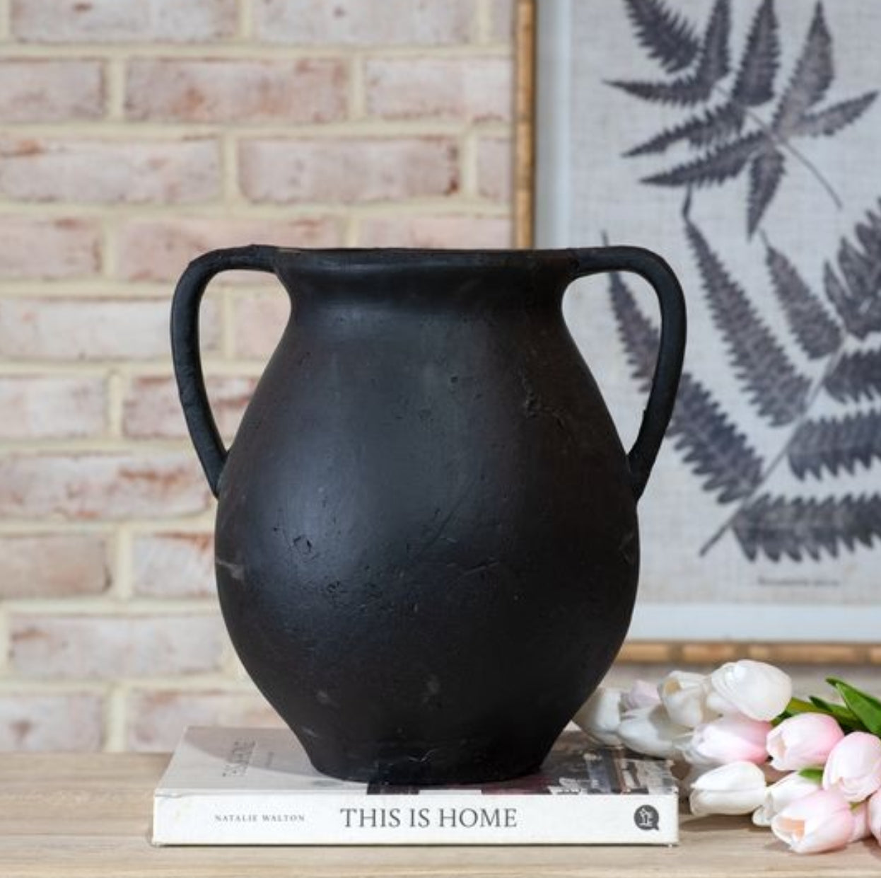 2 Handle Jug Vase
