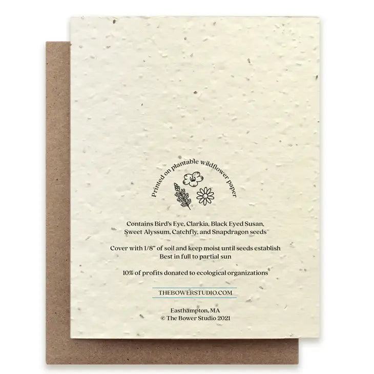 Green Darner Dragonfly Plantable Card