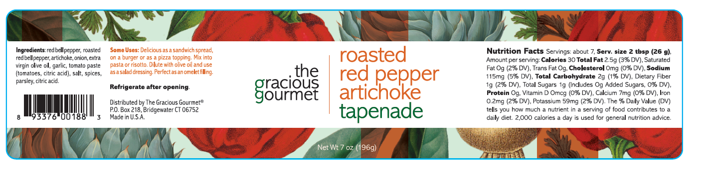 Roasted Red Pepper Artichoke Tapenade