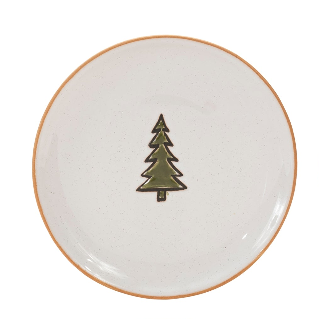 Pine Plate 7"D
