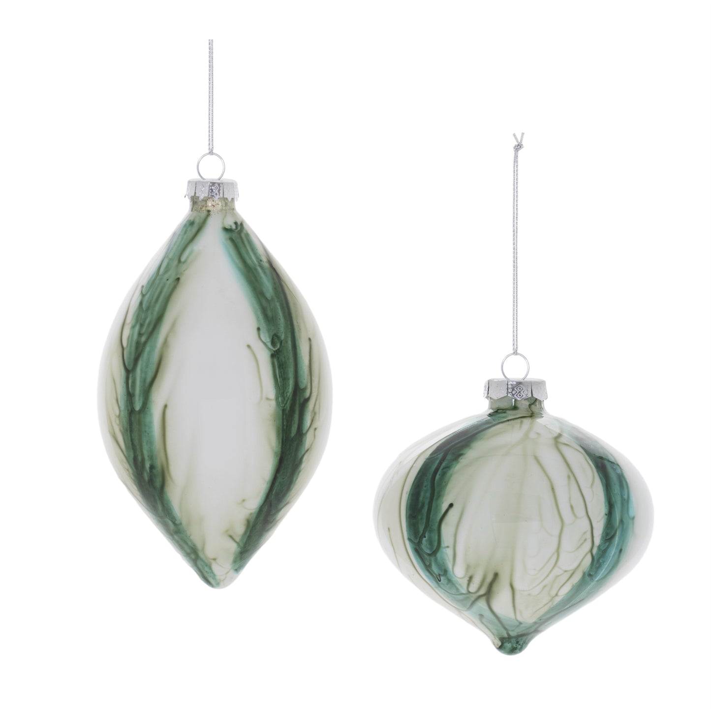 Green Glass Ornament
