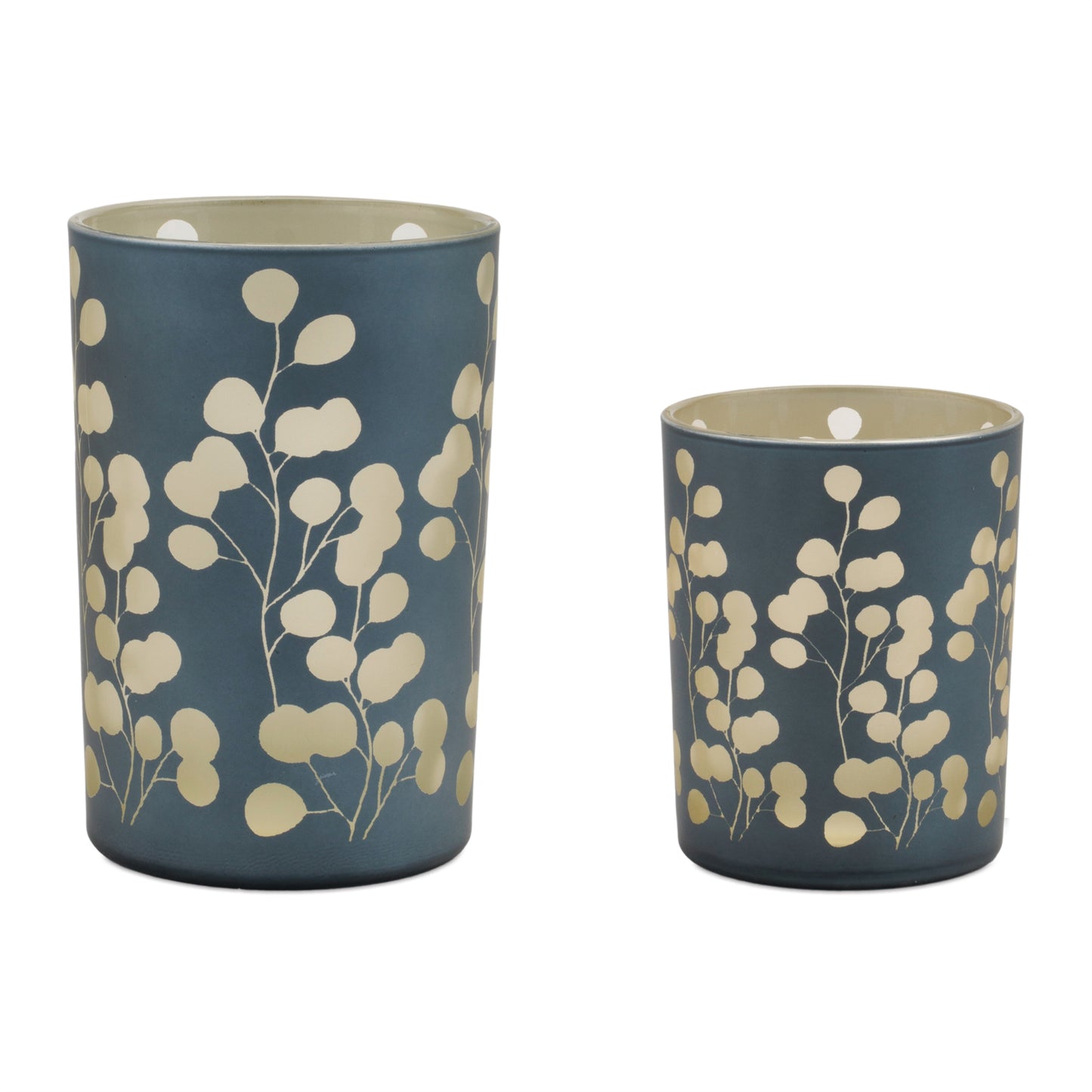 Glass Eucalyptus Candle Holder