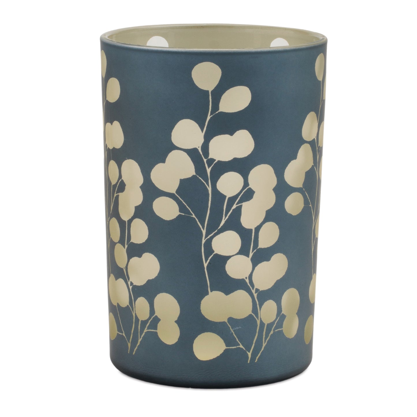 Glass Eucalyptus Candle Holder