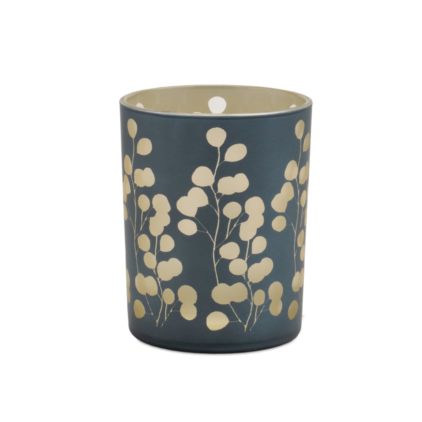 Glass Eucalyptus Candle Holder
