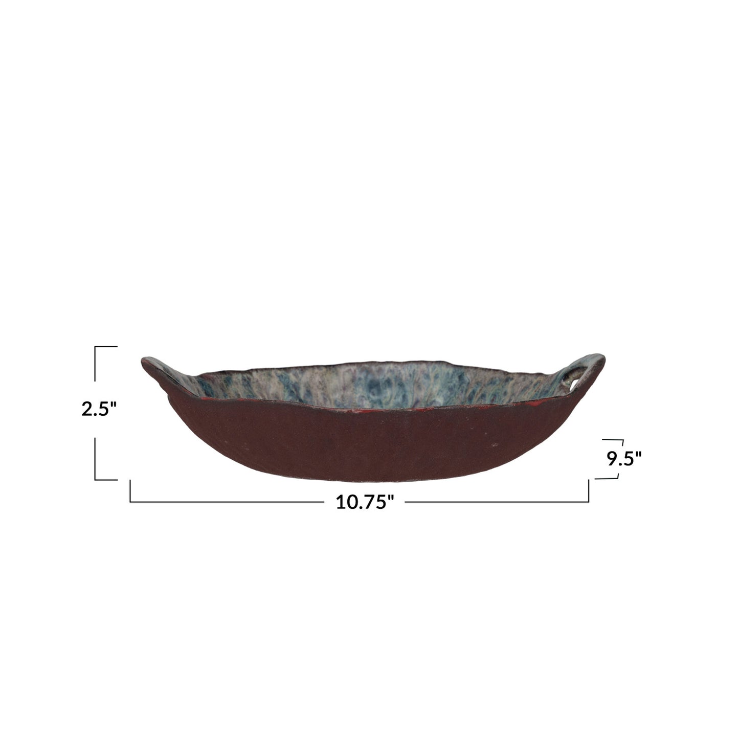 Stoneware Bowl w/ Handles