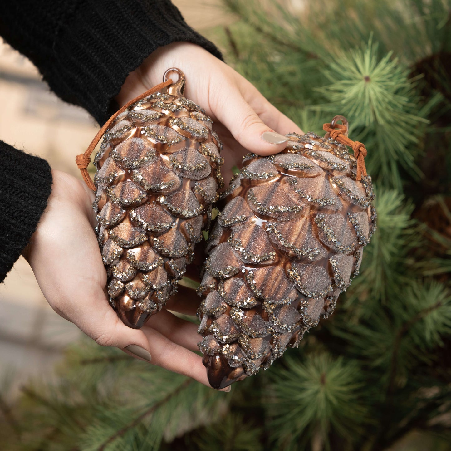 Pinecone Ornament 6"-7"