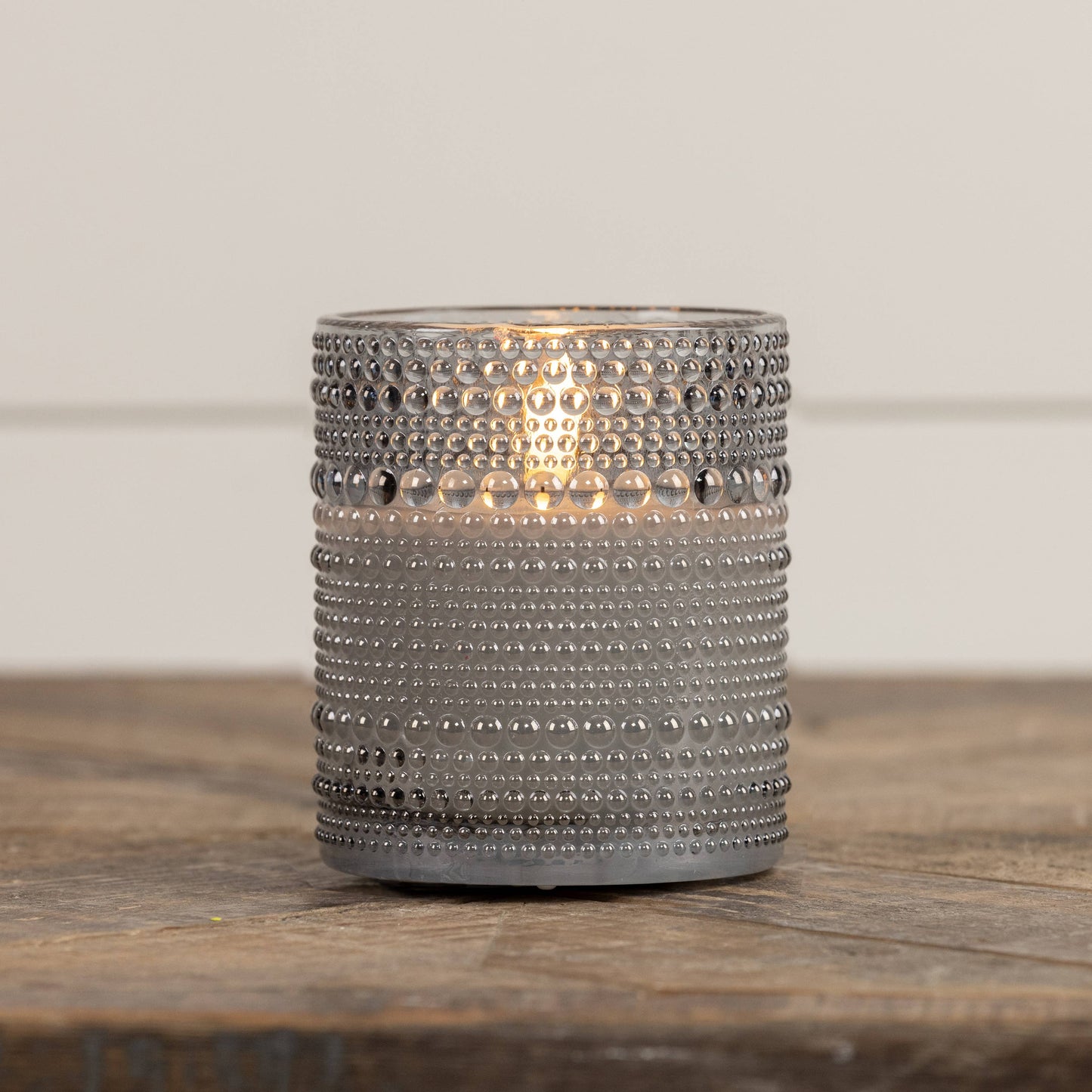 DOTTED GLASS 3D FLAME CANDLE