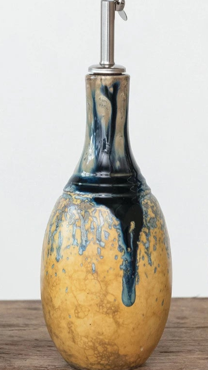 Stoneware Oil Cruet
