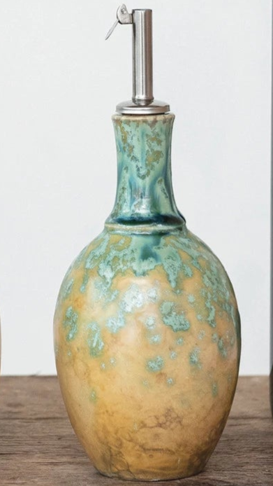 Stoneware Oil Cruet