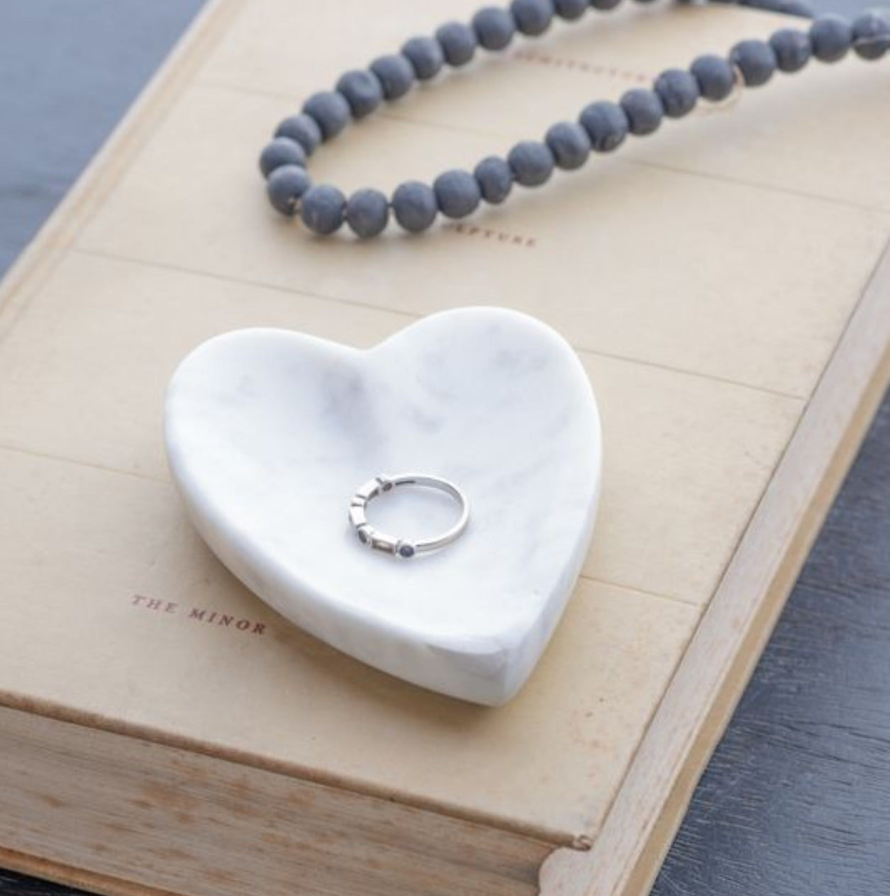 Marble Heart Dish