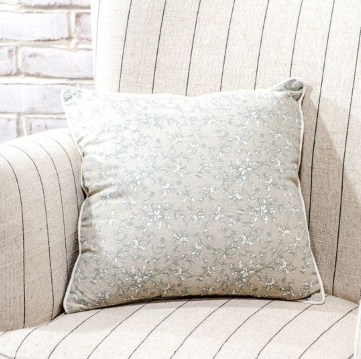 Natural Floral Pillow