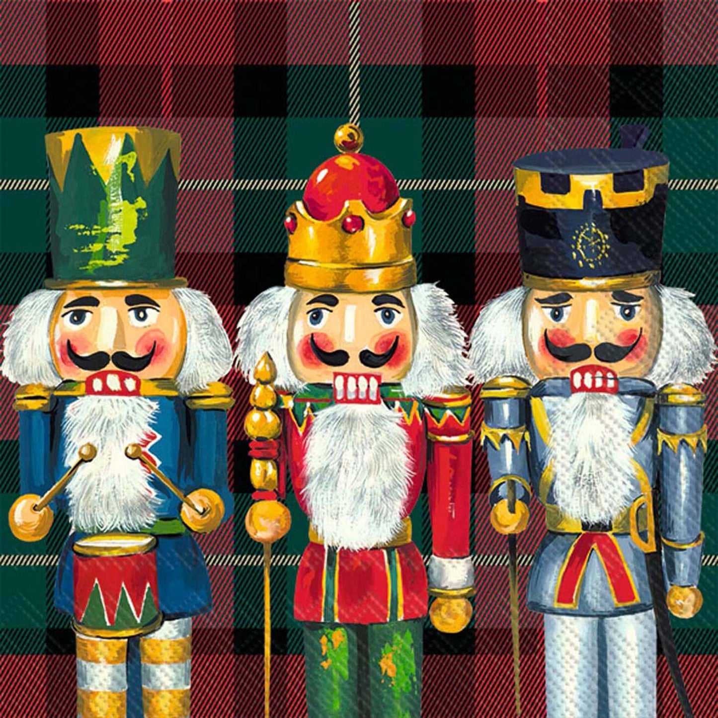 Cocktail Napkins 20 ct Nutcracker Christmas