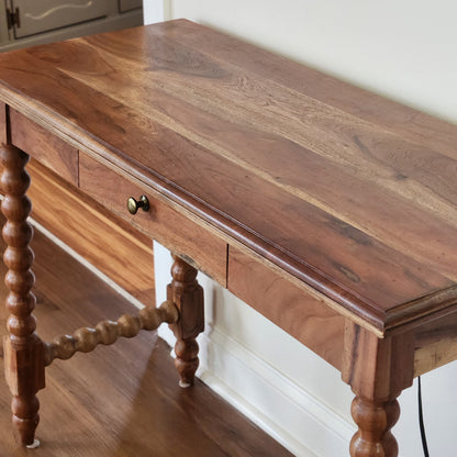 Wood Spindle Desk