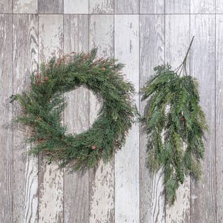 35" CEDAR & HEMLOCK HANGING VINE