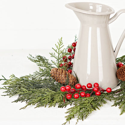 Superior Real Touch Mix Cedar Wreath