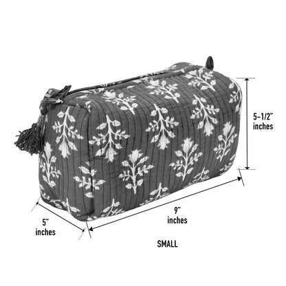 Block Print Cosmetic Bag