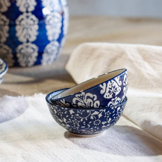 Blue Floral Bowls