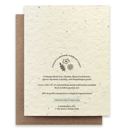 Green Darner Dragonfly Plantable Card