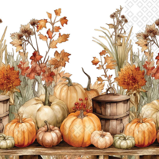 Autumn Abundance Cocktail Napkins