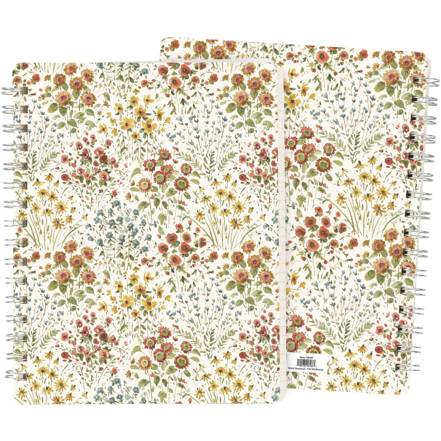 Fall Wildflower Spiral Notebook