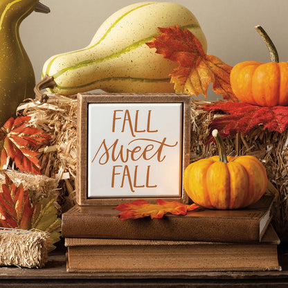 Fall Sweet Fall Box Sign