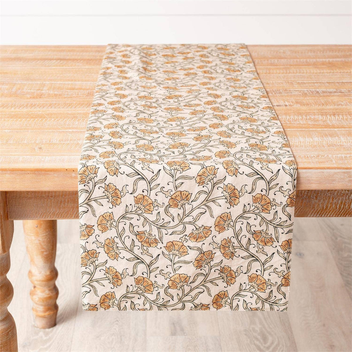 Dandelion Table Runner - Block Print