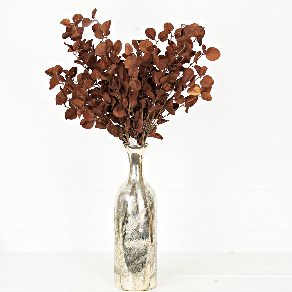 Coffee Silver Dollar Spray 26"