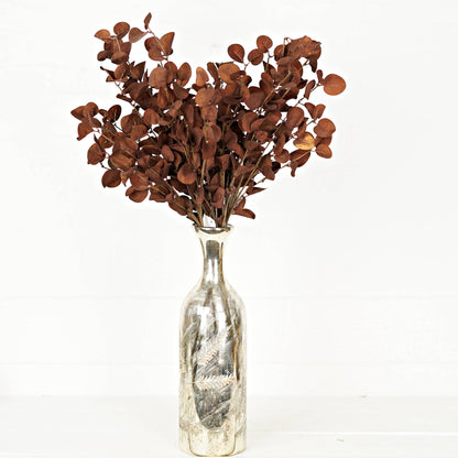 Coffee Silver Dollar Spray 26"