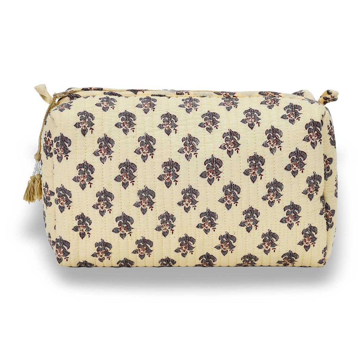 Block Print Cosmetic Bag