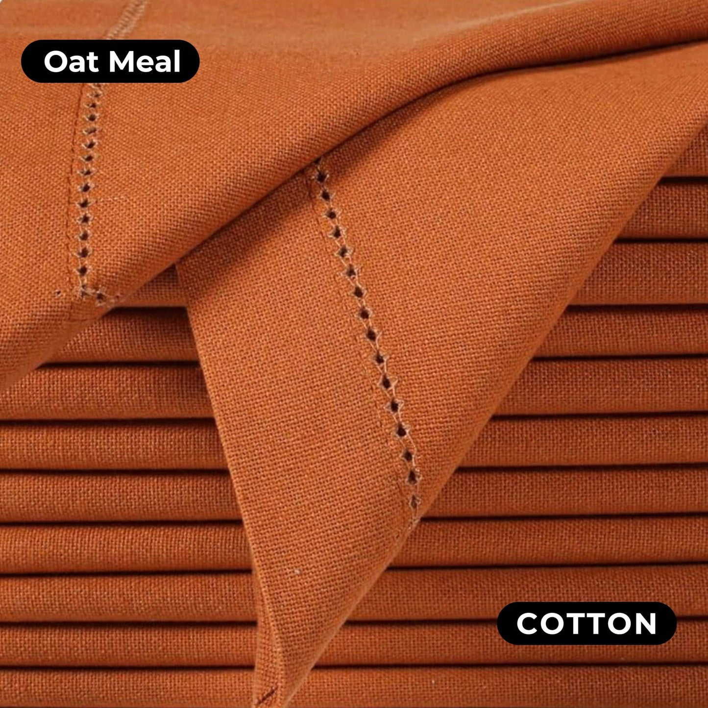 Cotton Hemstitched Cloth Napkins
