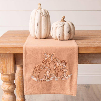 Table Runner - Pumpkin Embroidery