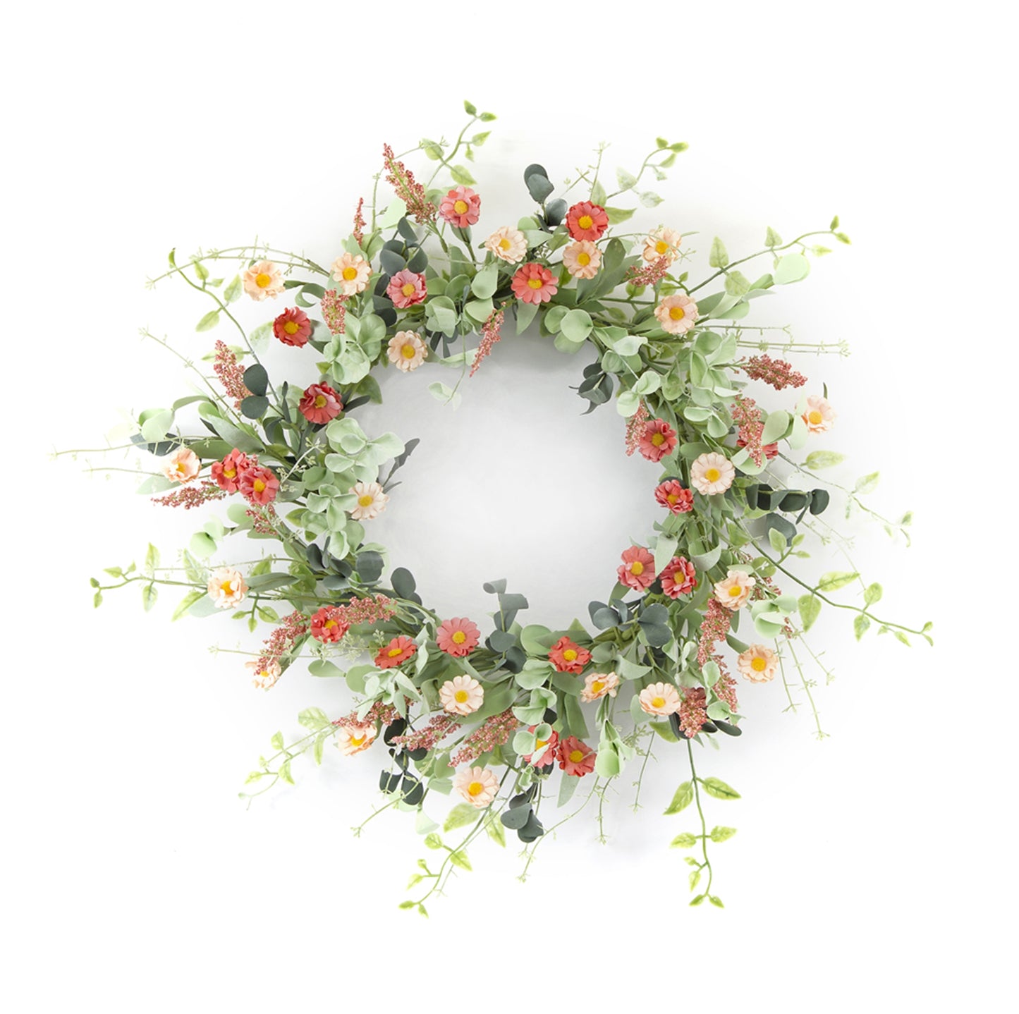 Mini Daisy Wreath 24"D