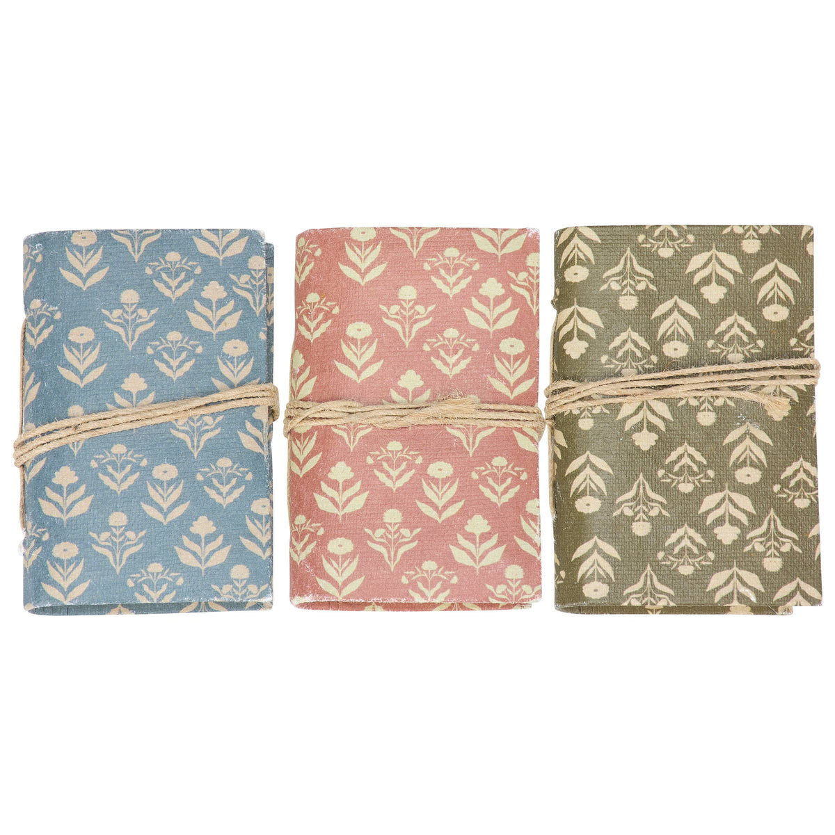 Fall Folk Floral Mini Notebook Set