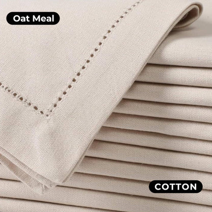 Cotton Hemstitched Cloth Napkins