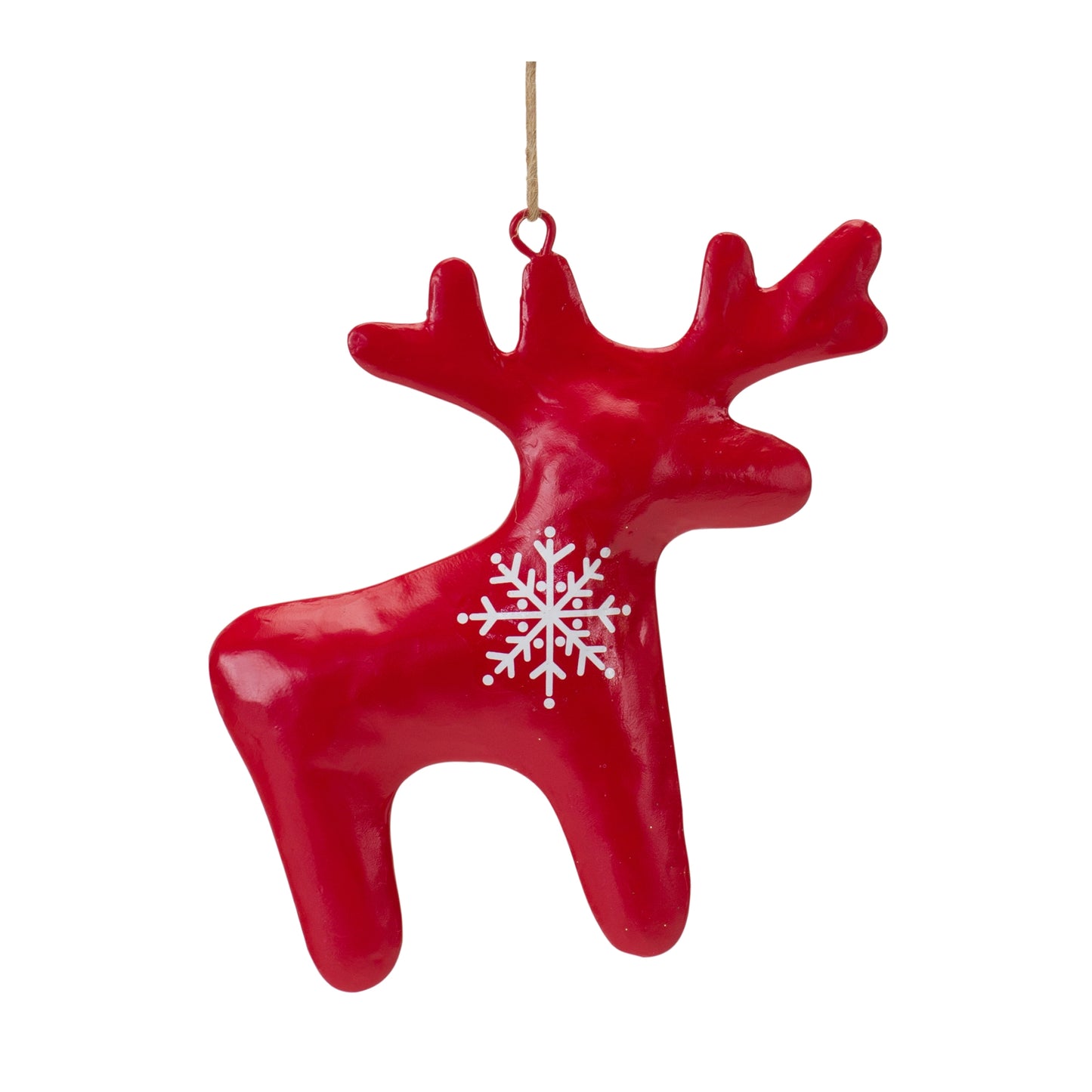 Red Scandi Iron Ornaments