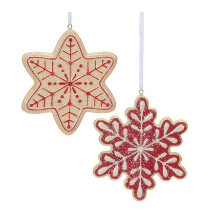 Gingerbread Snowflake Ornament