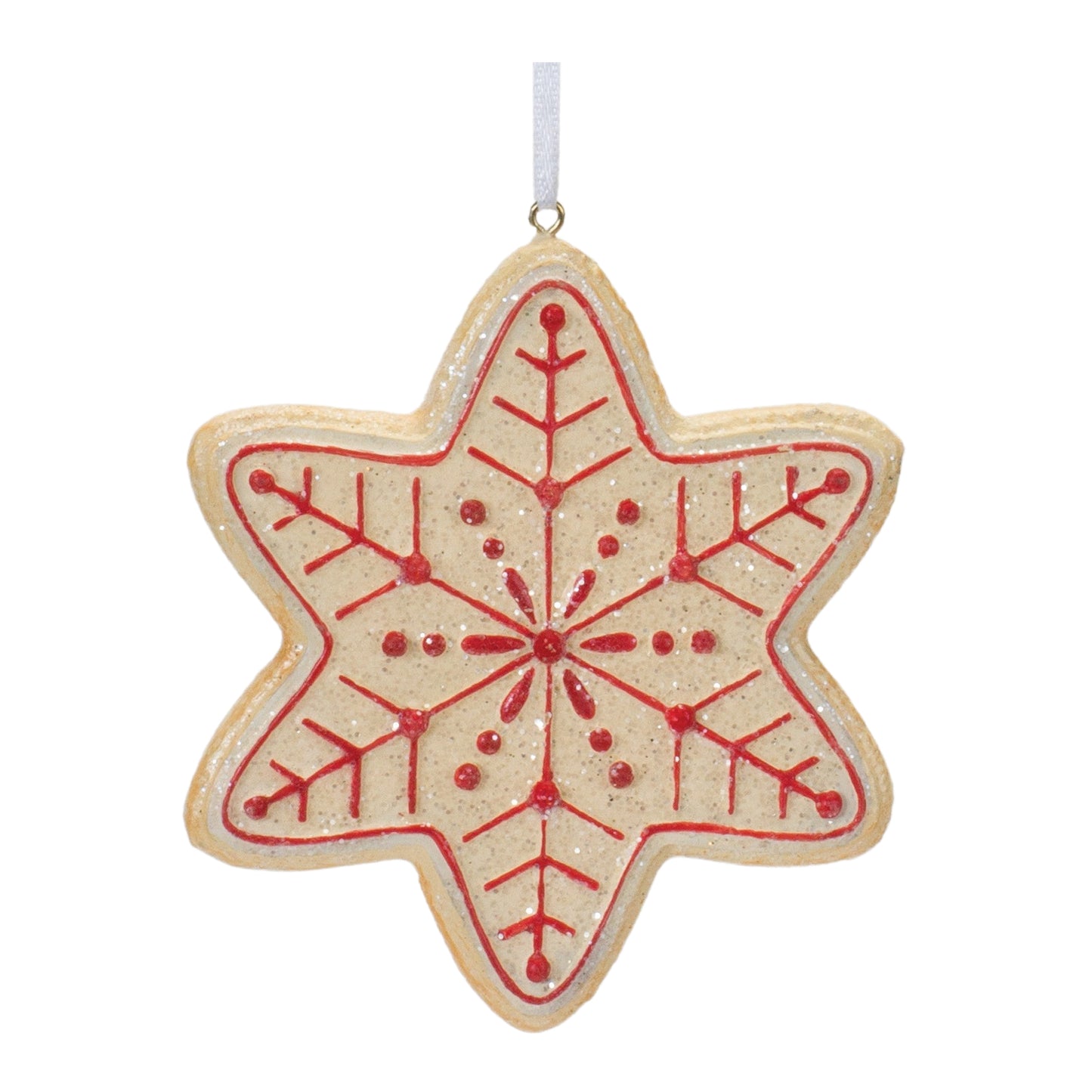 Gingerbread Snowflake Ornament