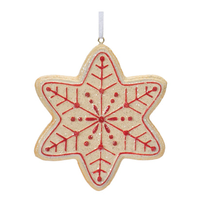 Gingerbread Snowflake Ornament