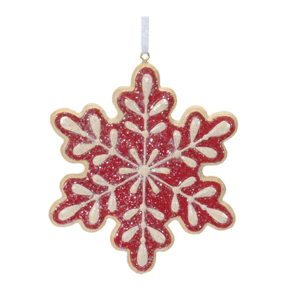 Gingerbread Snowflake Ornament