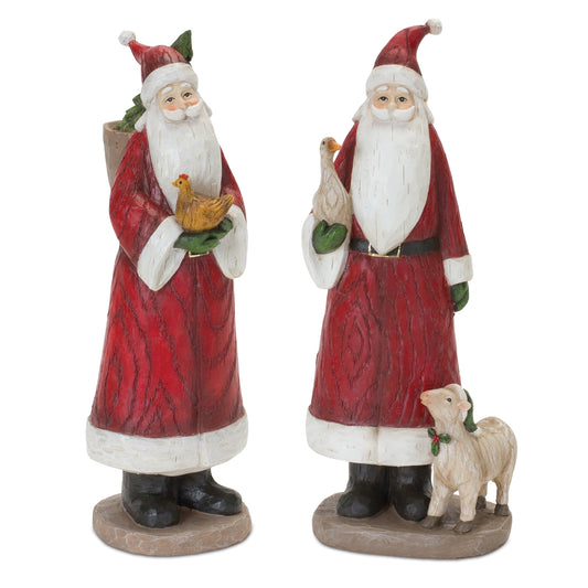 Santa with Animals