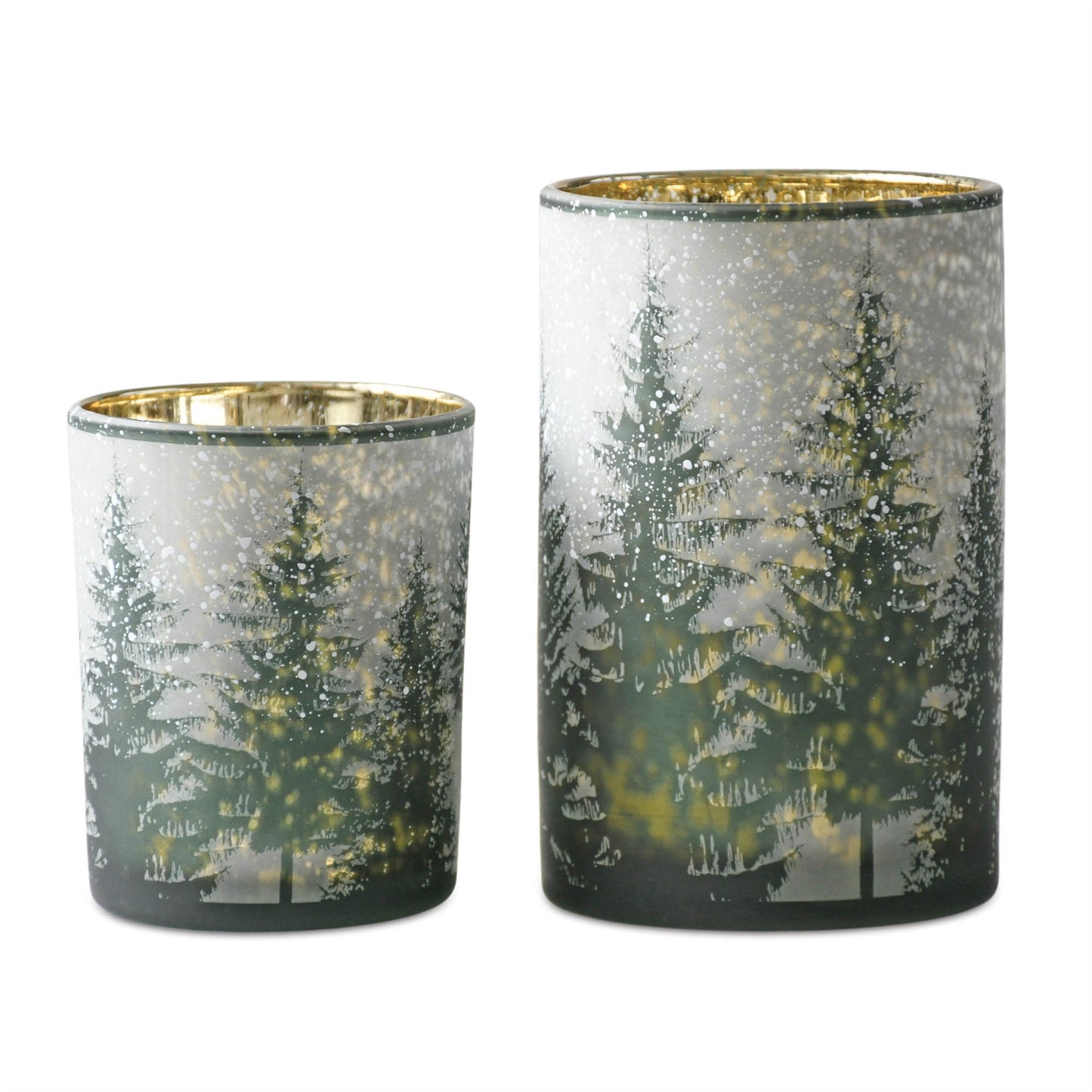 Green Tree Candle Holder
