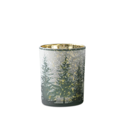 Green Tree Candle Holder