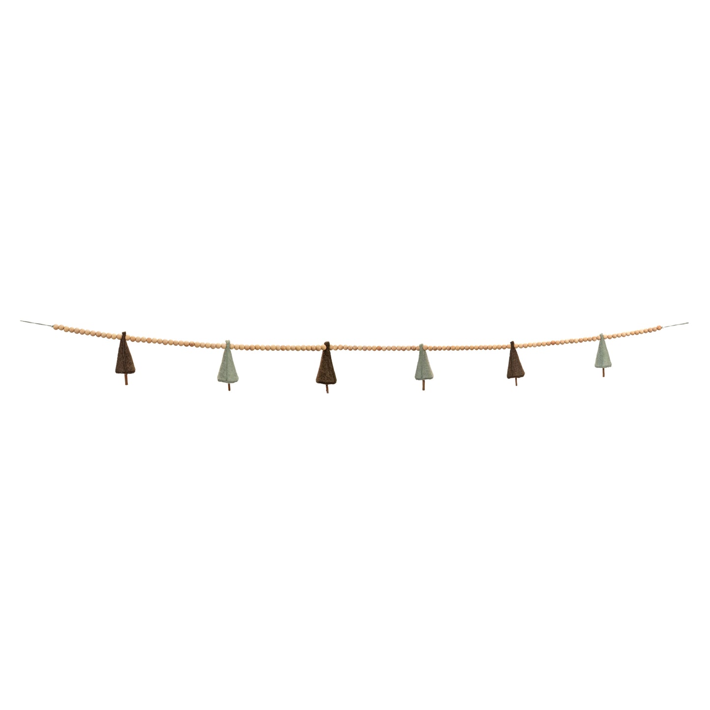 Felt Tree Garland 5.5'